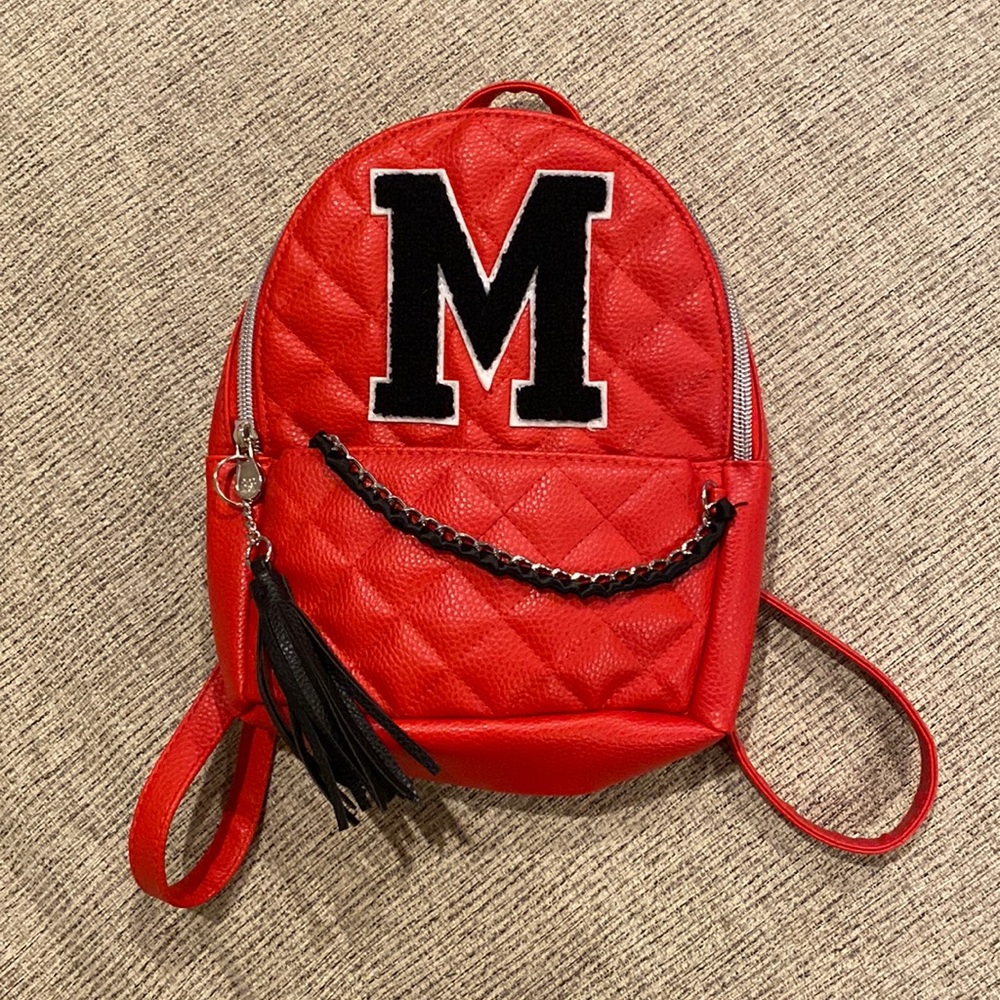 Justice Red M Mini Backpack